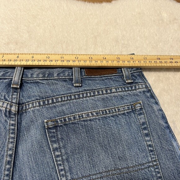 LL Bean Mens Denim Blue Jeans Straight Leg Classic Fit Medium Wash Size  36 X 29 - Picture 9 of 11